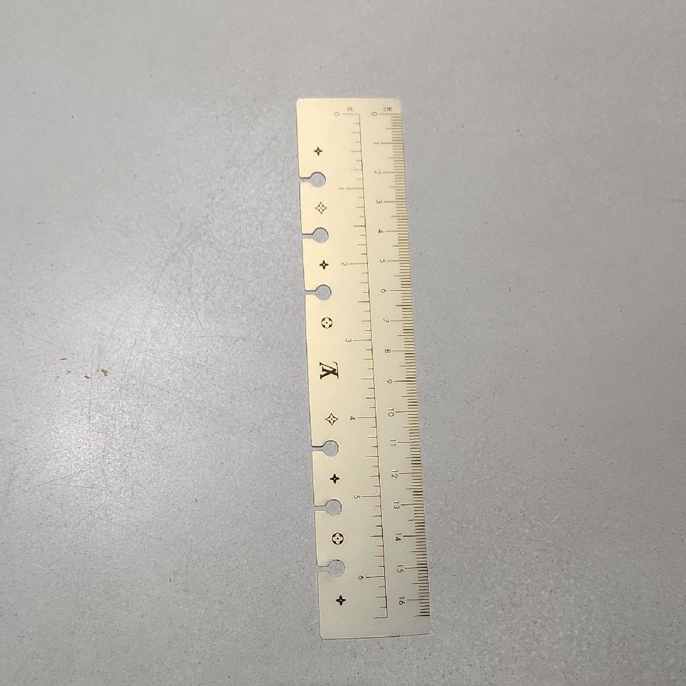 Louis Vuitton Gold Designer Ruler